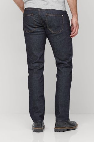 Navy Smart Jeans With Stretch